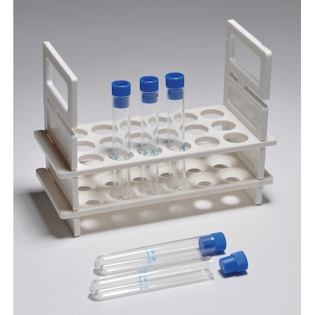United Scientific Test Tube, Polystyrene With Cap, PK 100 TPSC131